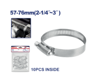 American Type Hose Clamp with 12.7mm Band Width, Stainless Steel 201/301/304/316 Construction, Adjustable Size Range from 6mm to 178mm, Hex Head Screw for Secure Hose and Pipe Connections, Durable and Corrosion-Resistant